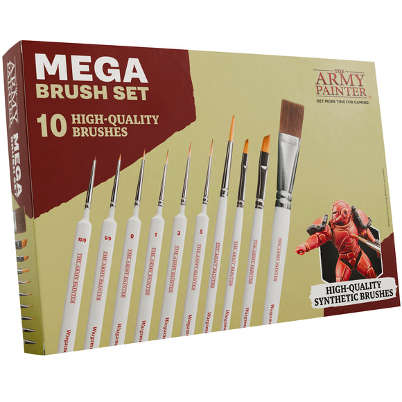 The Army Painter: Mega Brush Set (TL5070) - New 2025 Version