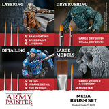The Army Painter: Mega Brush Set (TL5070) - New 2025 Version