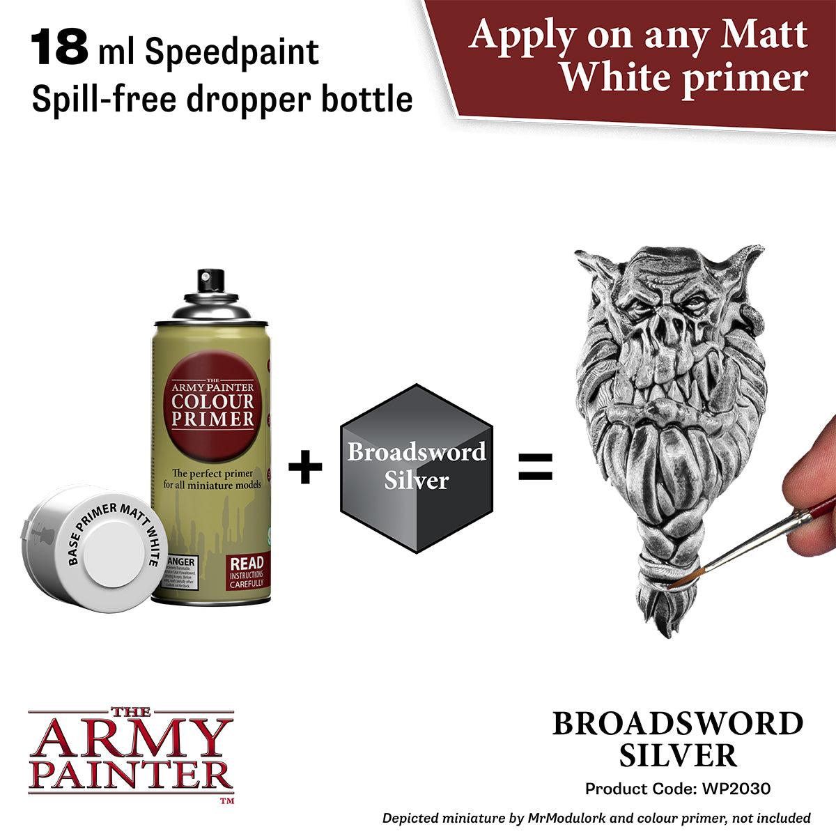The Army Painter Speedpaint Broadsword Silver 2.0, Single