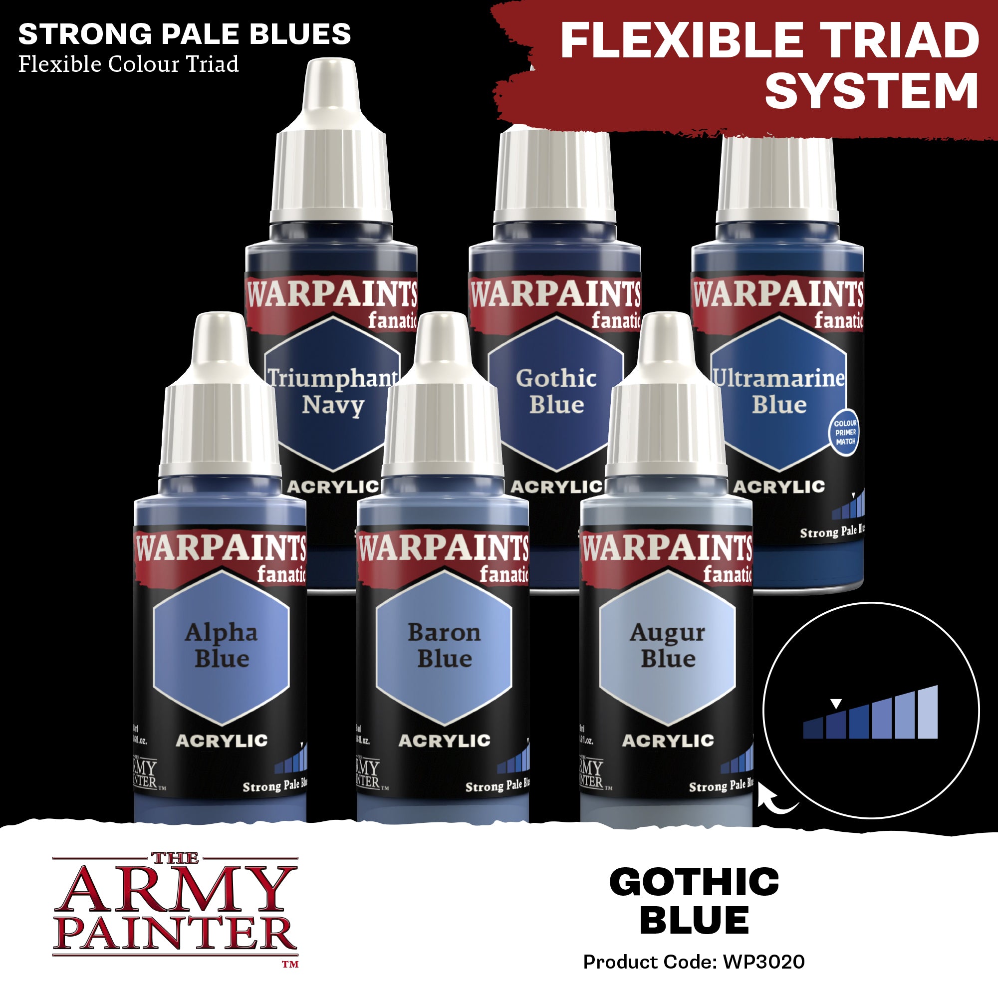 The Army Painter Warpaints Fanatic: Gothic Blue (WP3020) – Gnomish