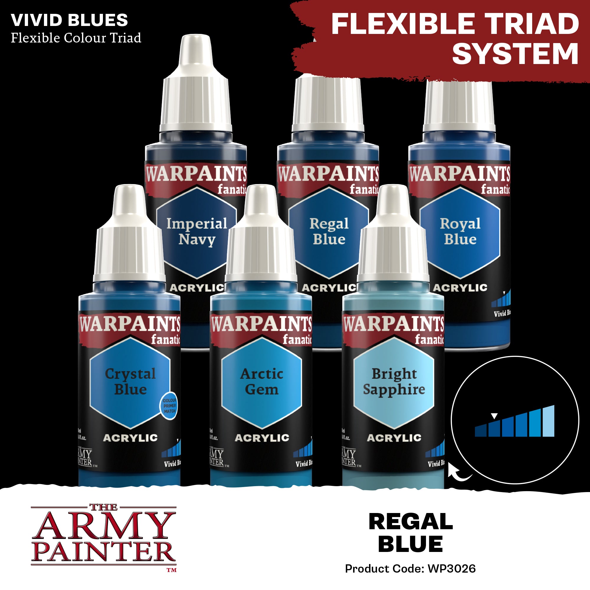 The Army Painter Warpaints Fanatic: Regal Blue (WP3026) – Gnomish