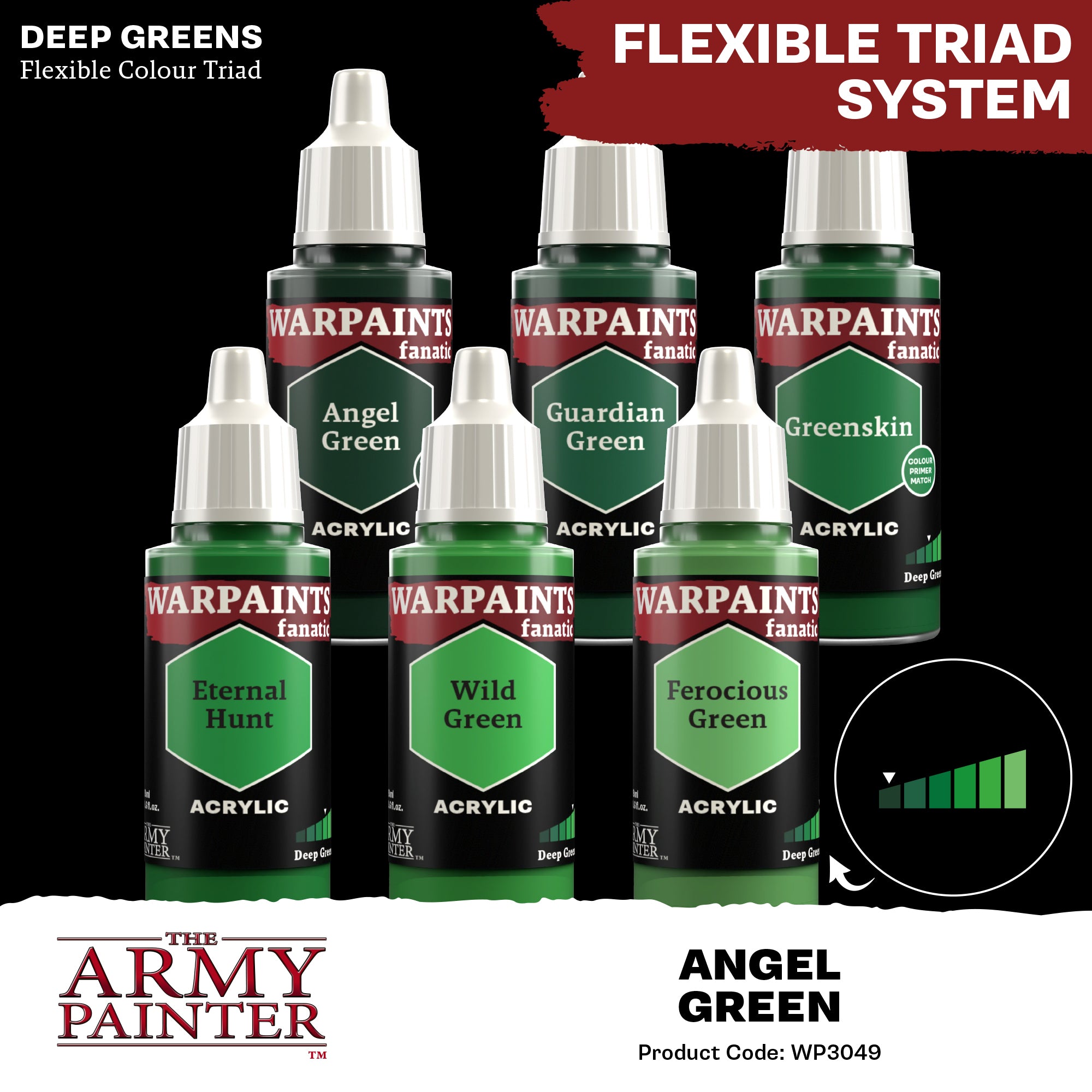The Army Painter Warpaints Fanatic: Angel Green (WP3049) – Gnomish