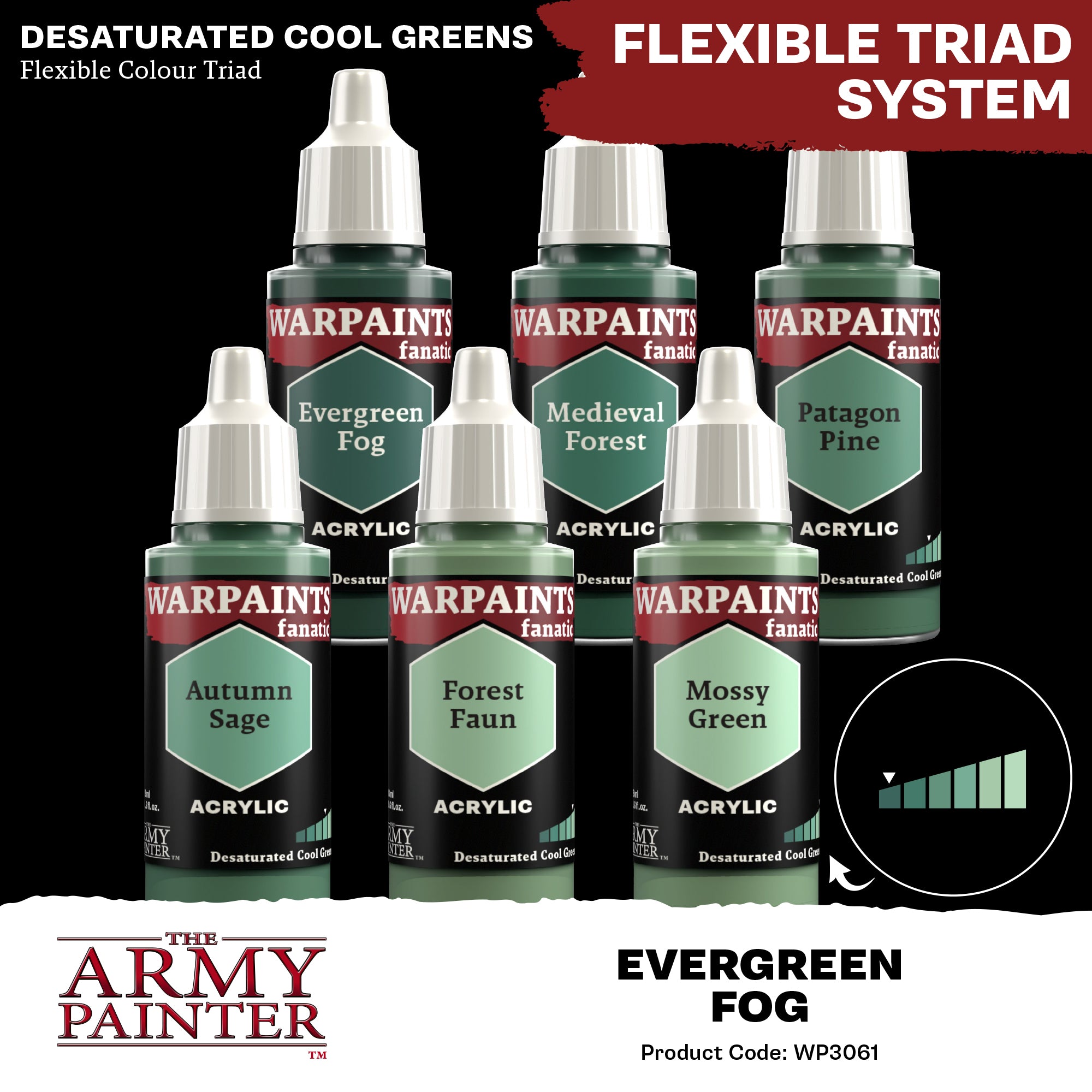 The Army Painter Warpaints Fanatic: Evergreen Fog (WP3061