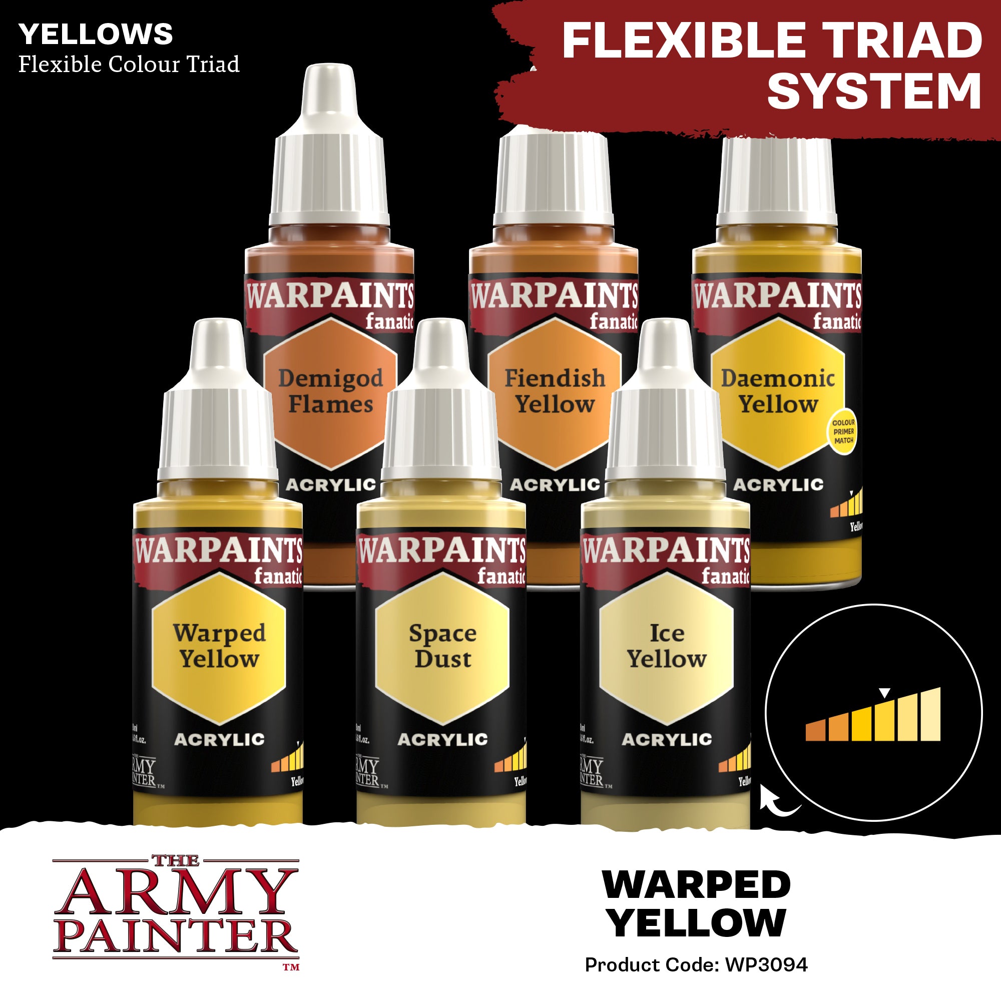 The Army Painter Warpaints Fanatic: Warped Yellow (WP3094
