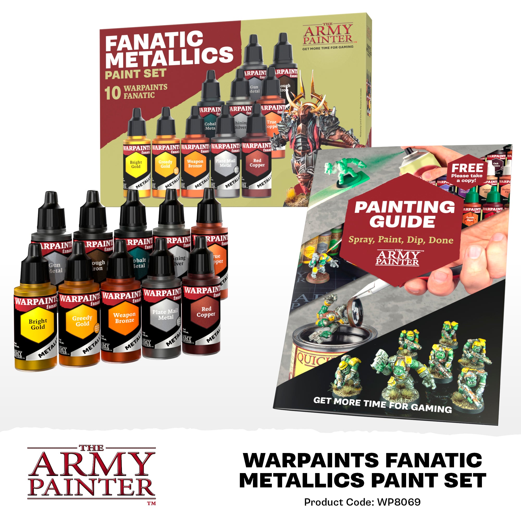 PREORDER - The Army Painter Warpaints Fanatic: Metallics Paint Set