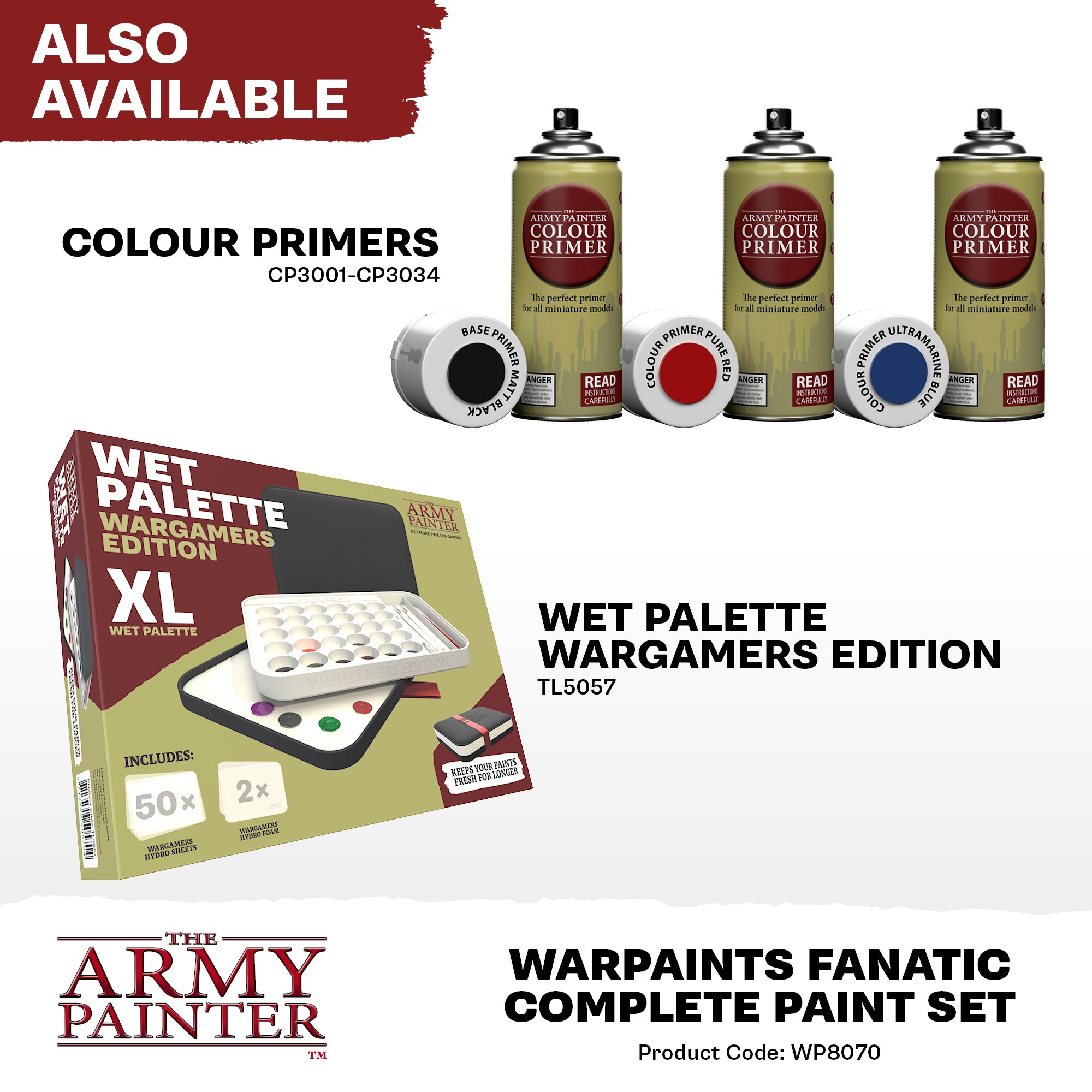 PRESALE The Army Painter - Warpaints Fanatic - Complete Set 03/15/2024