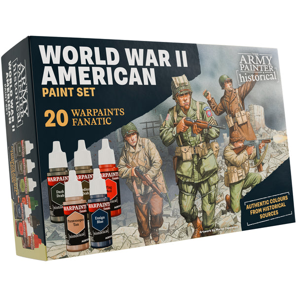 The Army Painter Historical: World War II American Paint Set