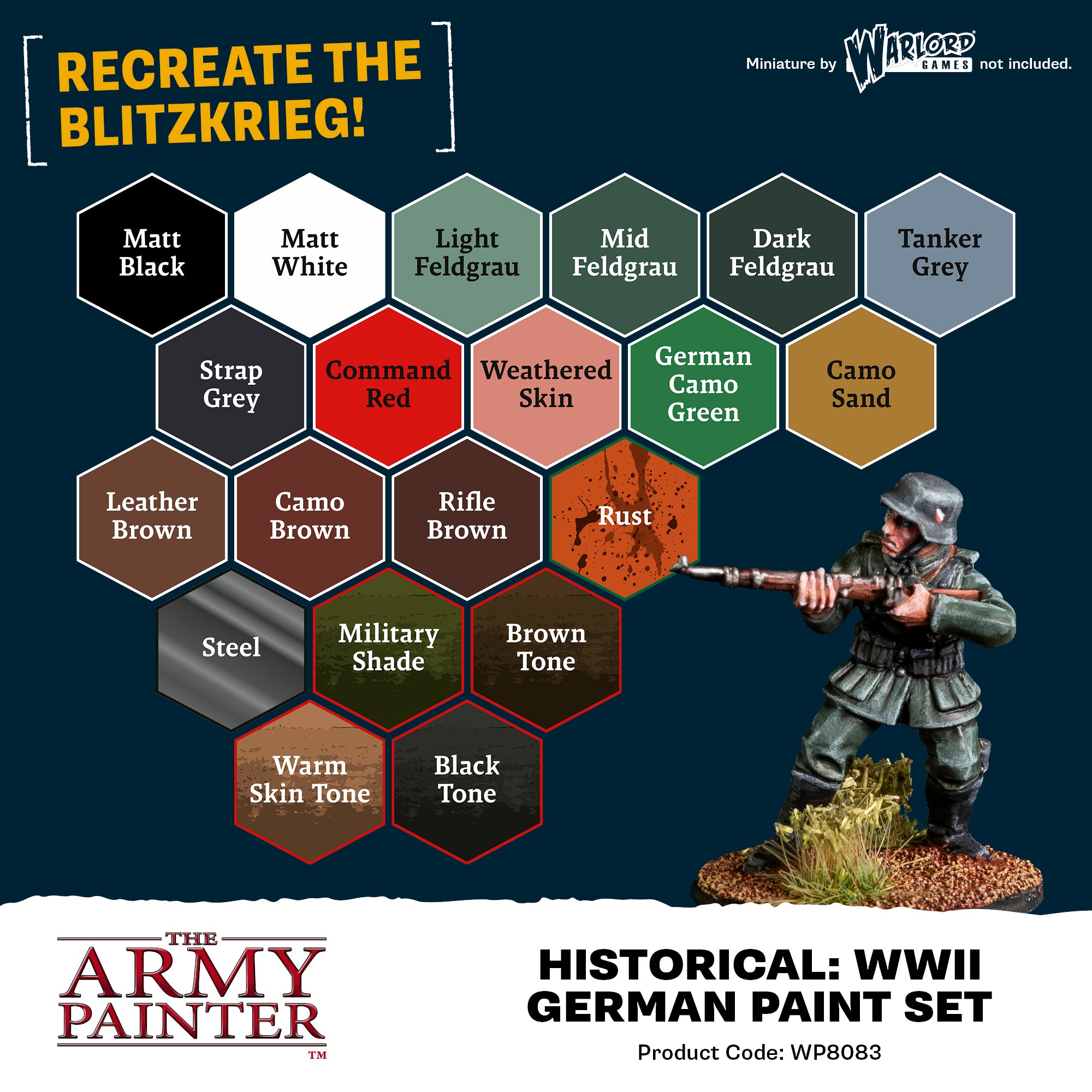 The Army Painter Historical: World War II German Paint Set (WP8083
