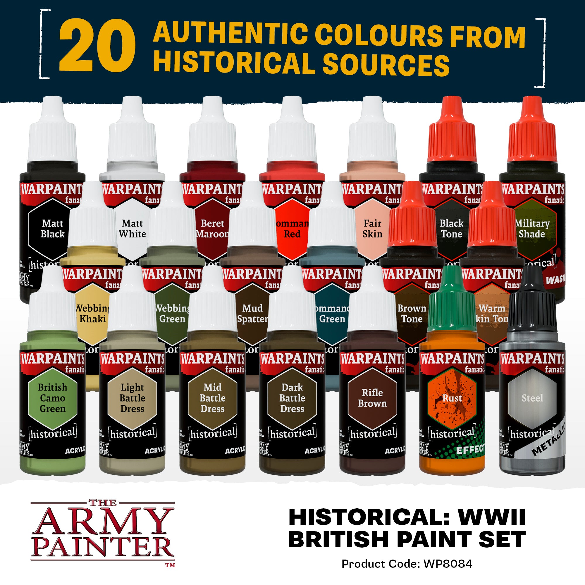 The Army Painter Historical: World War II British Paint Set