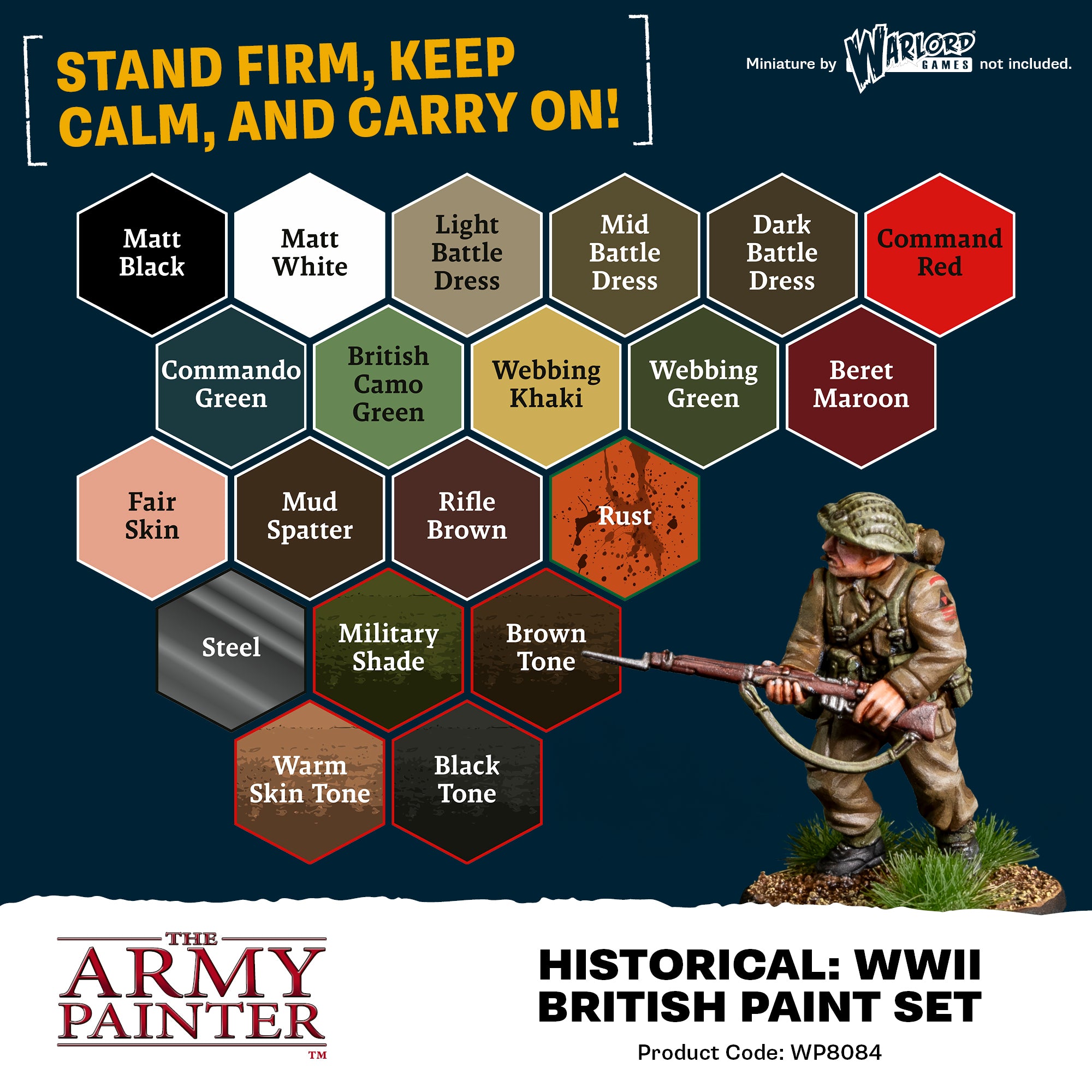 The Army Painter Historical: World War II British Paint Set