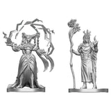 D&D Nolzur's Marvelous Miniatures: Human Druid & Elf Sorcerer (90886)