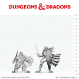 D&D Nolzur's Marvelous Miniatures: Dwarf Fighter & Orc Paladin (90887)