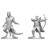 D&D Nolzur's Marvelous Miniatures: Elf Ranger & Dragonborn Monk (90888)