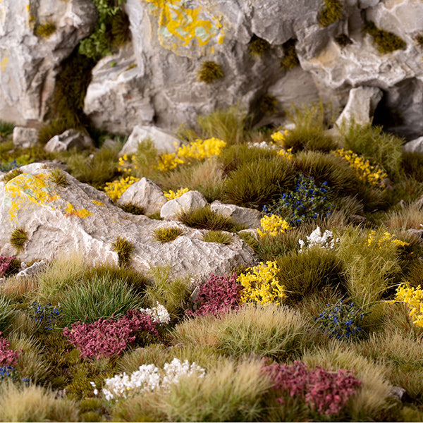 Gamers Grass Yellow Flowers – 6 Mm Büschel Für Wiesen & Basen | Wildform, Ca. 70 Stück Pro Blatt | Für Modellbau & Dioramen