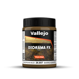 Vallejo Diorama FX: European Mud (200ml) (26.807)