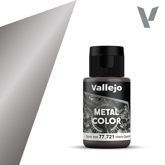 Vallejo Metal Color: Burnt Iron (77.721)