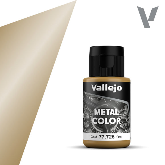 Vallejo Metal Color: Gold (77.725)