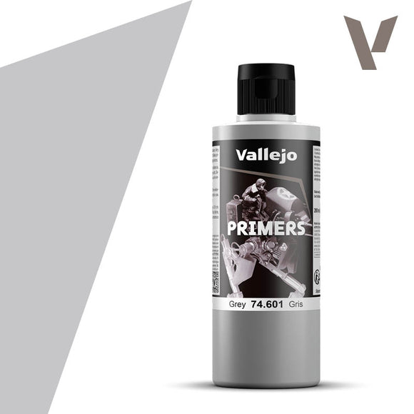 Vallejo Primers: Grey 200ml (74601)