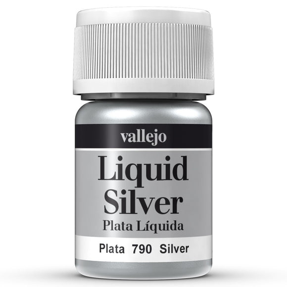 Vallejo Liquid Gold: Silver (70.790) - SLOW SHIPPING, RESTRICTIONS