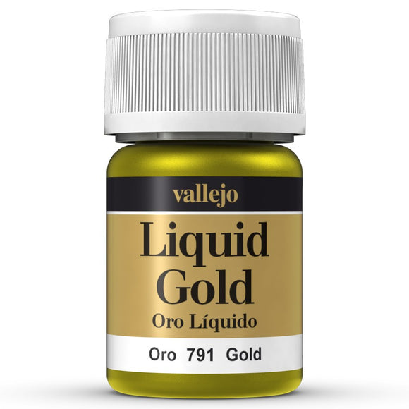 Vallejo Liquid Gold: Gold (70.791) - SLOW SHIPPING, RESTRICTIONS