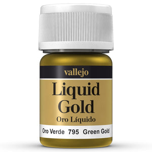 Vallejo Liquid Gold: Green Gold (70.795) - SLOW SHIPPING, RESTRICTIONS