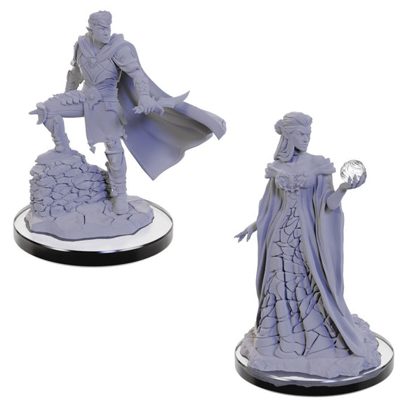 Critical Role Unpainted Miniatures: Xhorhasian Mage & Prowler (90665)