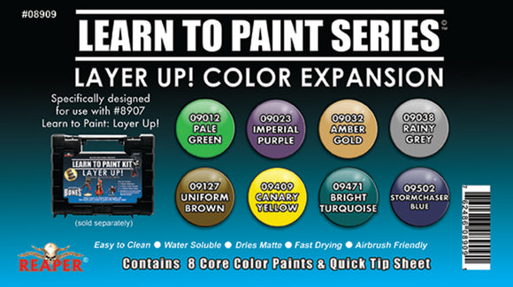Reaper Learn to Paint Kit: Layer Up! Color Expansion (08909)