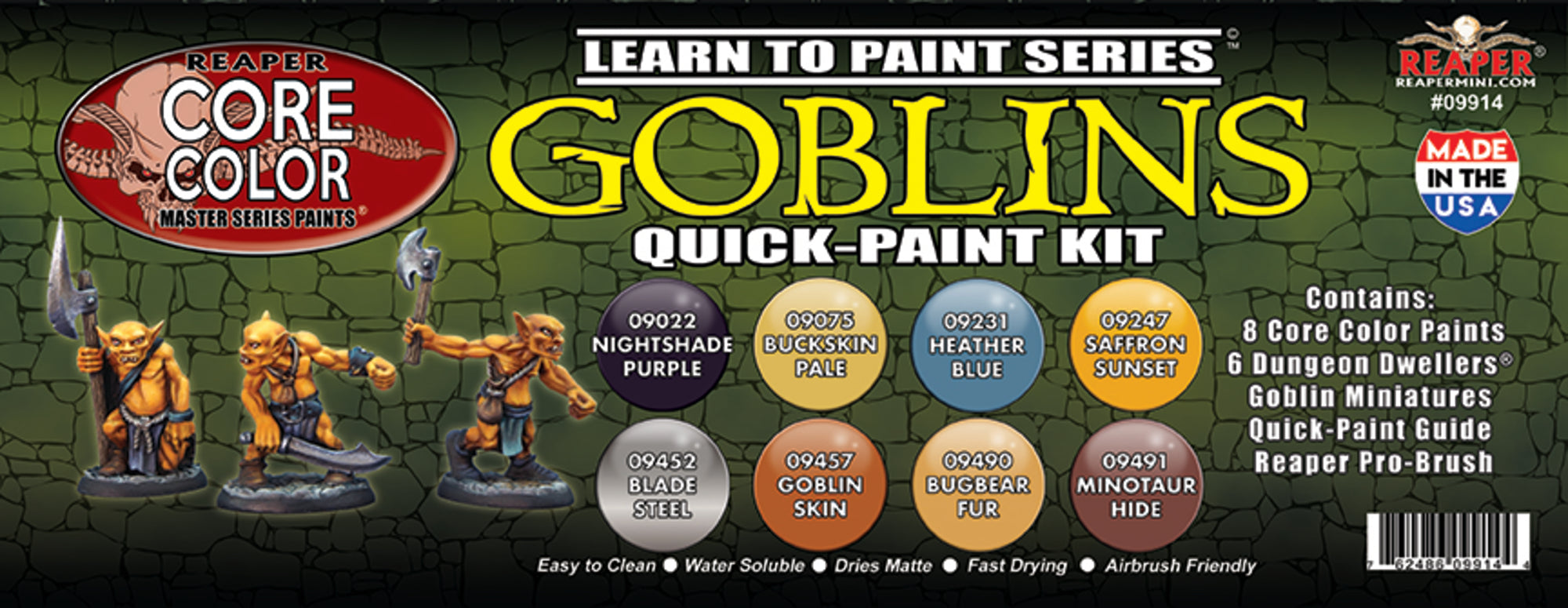 Paint: Reaper - Learn to Paint: Kobolds Quick-Paint Kit - Tower of Games