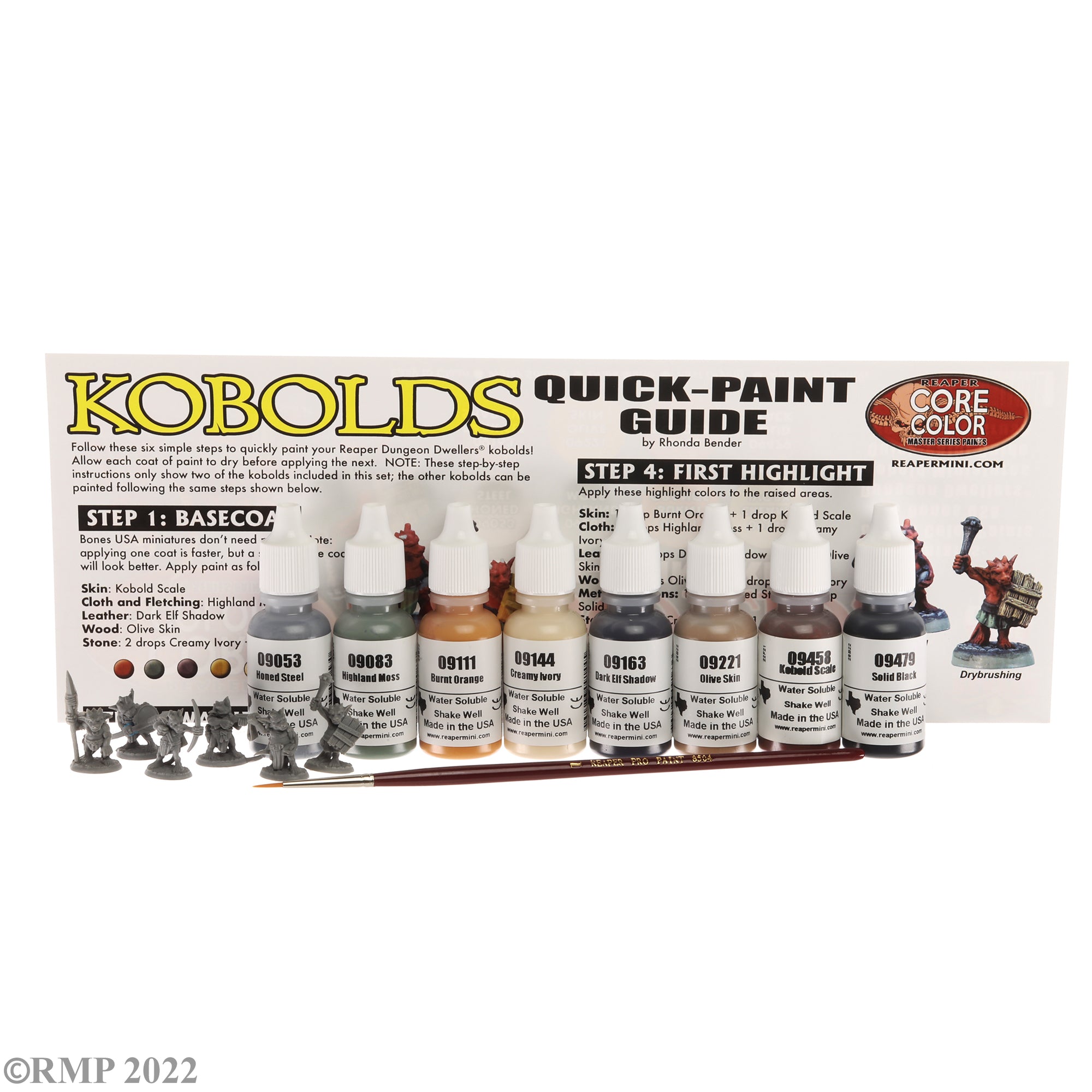 Reaper Learn to Paint Kit: Kobolds Quick-Paint Kit (09915)