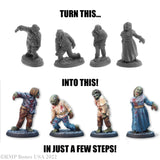 Reaper Learn to Paint Kit: Zombies Quick-Paint Kit (09916)