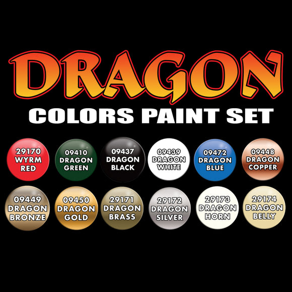 Reaper MSP Bones: Dragon Colors Paint Set (09917)