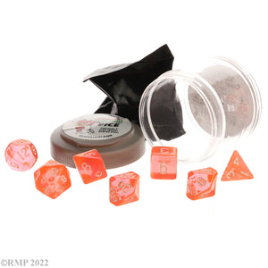 Reaper Pizza Dungeon Dice: Lucky Dice - Clear Orange (19018)
