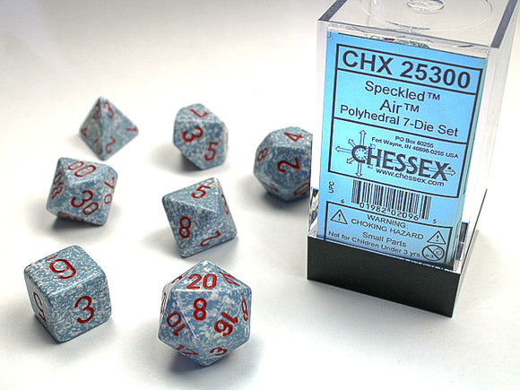 Chessex: Speckled - Air - Polyhedral 7-Die Set (CHX25300)