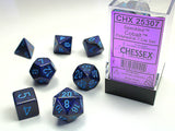 Chessex: Speckled - Cobalt - Polyhedral 7-Die Set (CHX25307)