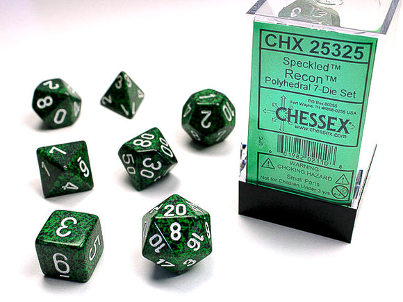 Chessex: Speckled - Recon - Polyhedral 7-Die Set (CHX25325)