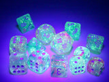 Chessex: Nebula - Wisteria/White Luminary - Polyhedral 7-Die Set (CHX27545)