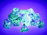 Chessex: Nebula - Oceanic/Gold Luminary - Polyhedral 7-Die Set (CHX27556)