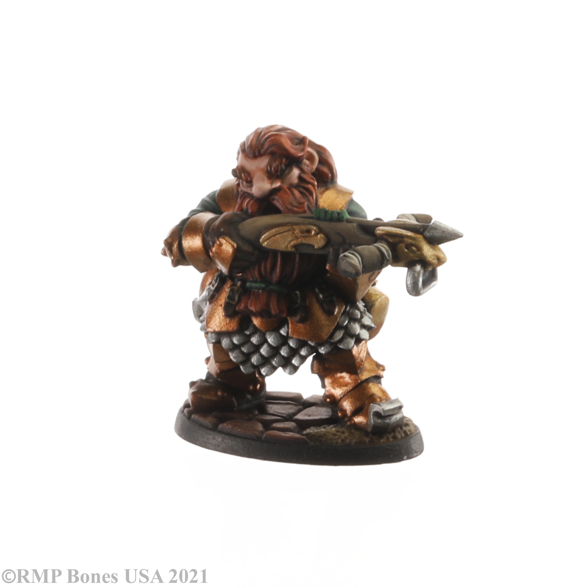 Reaper Bones 77015 - Warrior Bugbear Miniatura Per Giochi Di Ruolo - Polimero Non Dipinto, Scala 25mm, Altezza 40mm, Fantasy