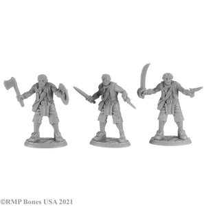 Reaper Bones USA: Build-a-Figure Modular Pirate (3) (30042)