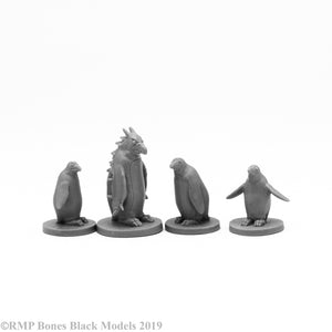 Reaper Bones Black: Penguin Attack Pack (4) (44104)