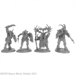 Reaper Bones Black: Beastmen (4) (44152)