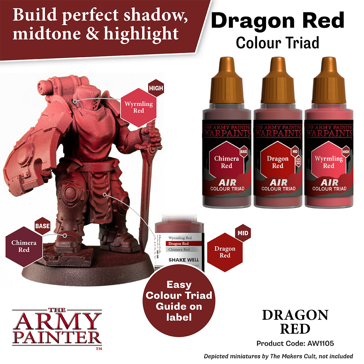The Army Painter Warpaints Air: Dragon Red (AW1105) – Gnomish Bazaar
