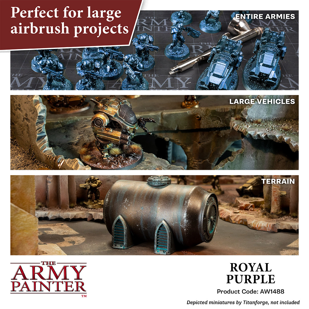 Army Painter Warpaints Air Metallics (Royal Purple)