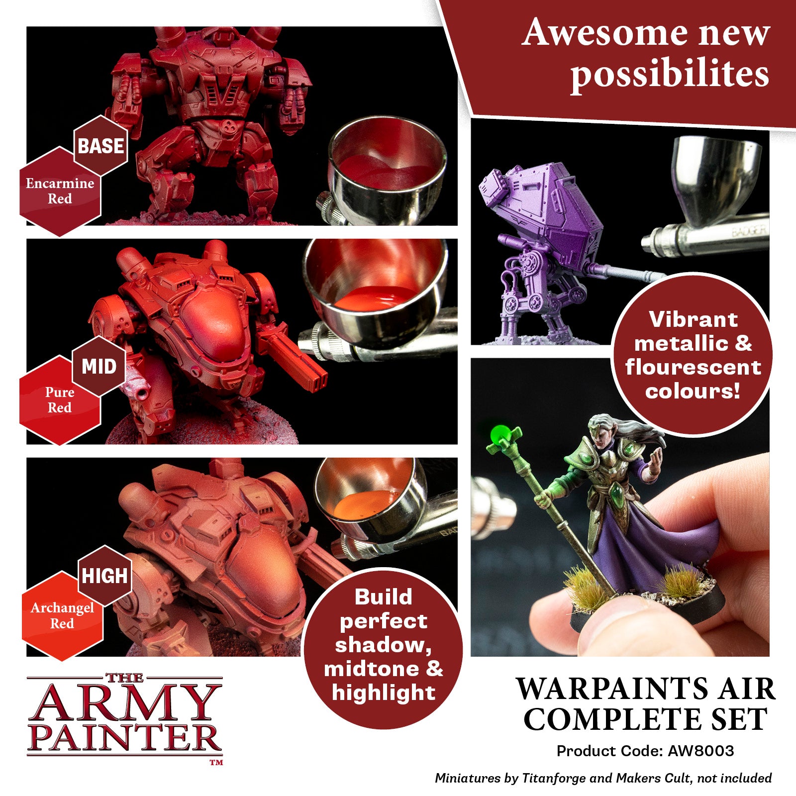 The Army Painter Warpaints Air: the new range of colors for airbrushes