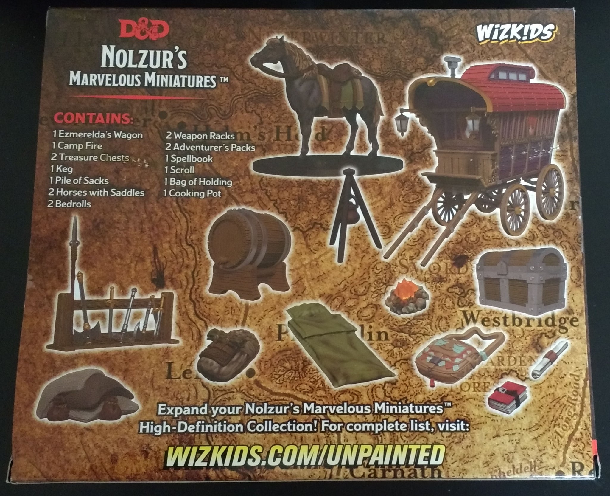 D&D Nolzur's Marvelous Miniatures: Adventurer's Campsite (73220