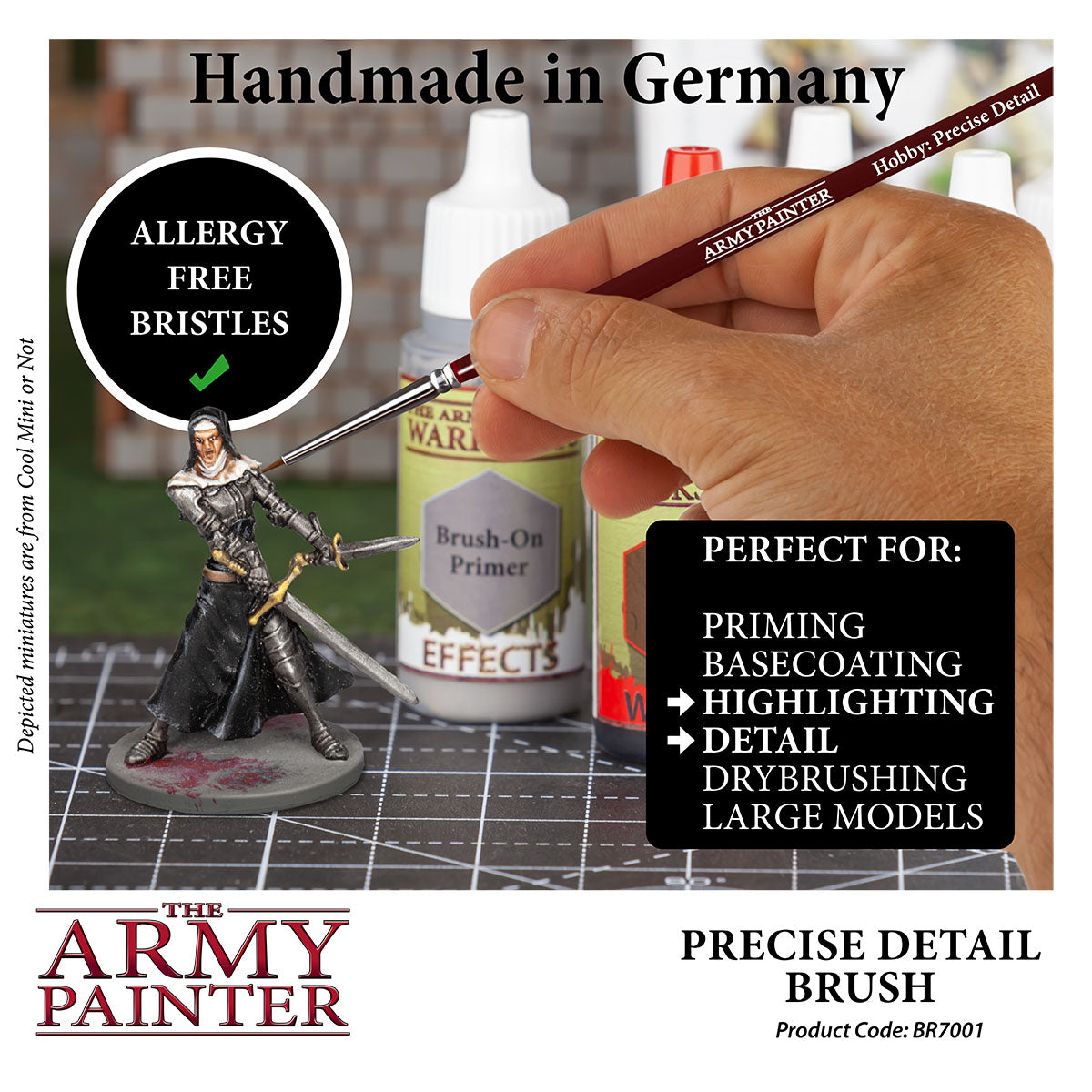 Pennello The Army Painter BR7005 Wargamer &ndash; Dettagli 48P &ndash; Made In USA