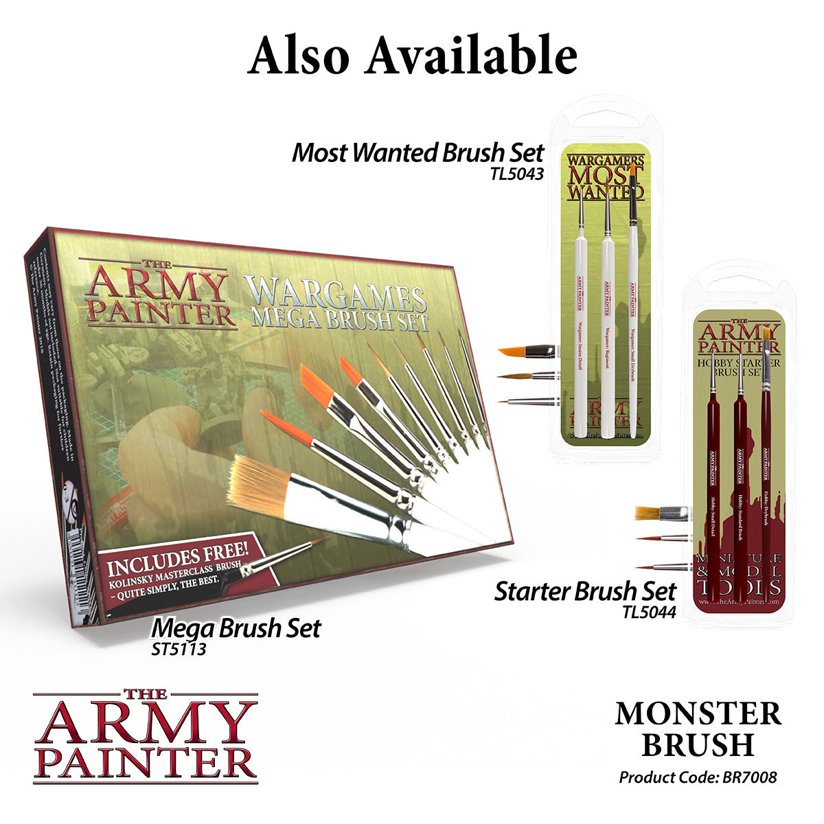 Army Painter Army Painter Brush: Monster - Lets Play: Games & Toys