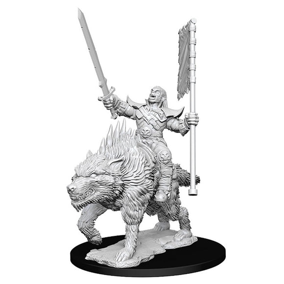 Pathfinder Deep Cuts: Orc on Dire Wolf (73547)