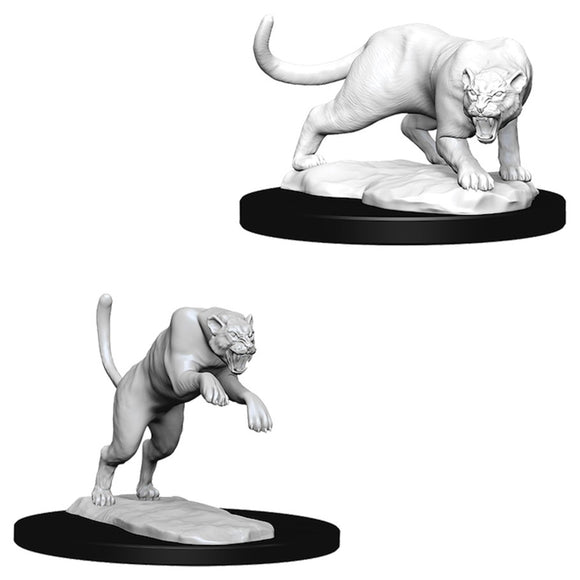 D&D Nolzur's Marvelous Miniatures: Panther & Leopard (73404)