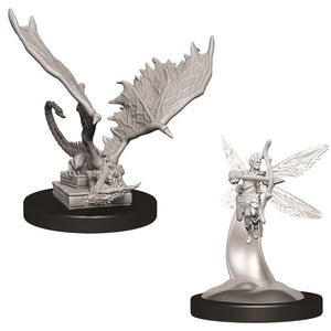 D&D Nolzur's Marvelous Miniatures: Pseudodragon & Sprite (2 of each) (73718)